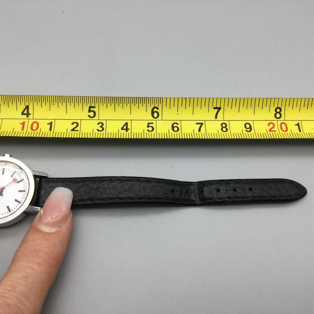 Mondaine Railways SBB CFF FFS Women Watch 26mm Stainless Leather New Battery